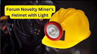 Forum Novelty Miner's Helmet with Light Review