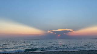 Sunset time & Clouds over Olympus Mountain