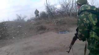 Ополченцы ДНР за работой   Ukraine Militias at work