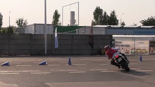 V runda GymkhanaGP 2024 Gorzów Wielkopolski - Maciej Norek - Honda CBR 600 F4i Sport 2 heat