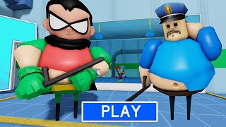 TEEN TITANS GO BARRY'S PRISON RUN! (SCARY OBBY) - Full Gameplay - No Commentary #roblox