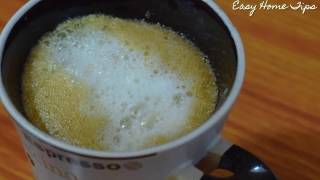 बिना मशीन के मात्र 5 मिनट में बनाये परफेक्ट झाग वाली कॉफ़ी Hot Coffee Recipe ¦ Instant Coffee At Home