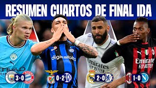 💥 RESUMEN Y GOLES CUARTOS DE FINAL IDA CHAMPIONS LEAGUE 2023