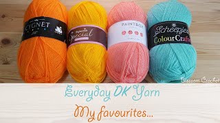 Favourite DK Yarn Comparison:  Stylecraft, Paintbox, Cygnet & Scheepjes