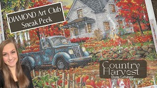 Diamond Art Club Sneak Peek “Country Harvest” by Dona Gelsinger 🍁