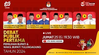 LIVE : Debat Publik Pertama Pemilihan Bupati Dan Wakil Bupati Tulungagung Tahun 2024