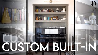 Custom Built-in Bookcase / Shelves / Piano Nook