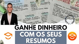 COMO GANHAR DINHEIRO COM O PASSEI DIRETO - RENDA EXTRA COM OS SEUS RESUMOS DA FACULDADE/CURSINHO!