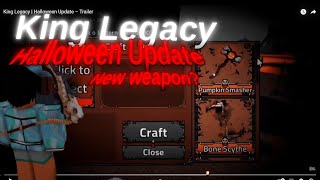 Halloween Update Reaction! | King Legacy