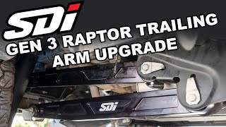 Upgrade your Gen 3 Raptor with SDI's Trailing Arm Set!