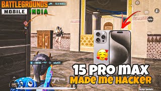 🤯 15 pro max made me hacker | bgmi | pubg