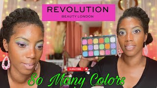 Revolution Forever Flawless Birds of Paradise palette | HOODED EYES REVIEW AND TUTORIAL