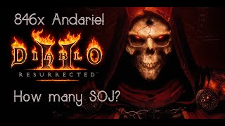 Diablo 2 Resurrected - 25 unique rings, how many SOJ?