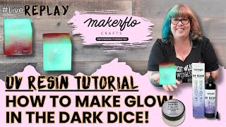 Glow in the Dark Dice! | UV Resin Tutorial