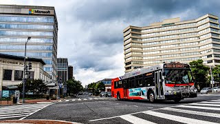 Wmata Metrobus 2006 New Flyer D40LFR #6148 on the Orange Line Shuttle Express Rosslyn to Vienna!!!