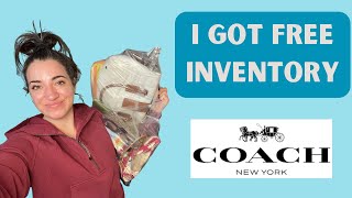 I GOT A BAG OF FREE INVENTORY! | Check Coach comps with me