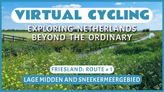 Fietsroute Lage Midden en Sneekermeergebied | Virtueel Fietsen