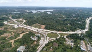 Jalan Tol IKN Nusantara di kebut , Presiden Jokowi apresiasi pembangunan ibu kota negara nusantara