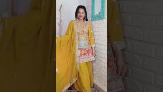 ||Meesho Designer kurta set Haul / 👗Gown/sharara set #shortvideo #trendingshorts #meesho