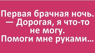 Анекдоты смешные до слез! Юмор, смех! Молодожены, первая брачная ночь...