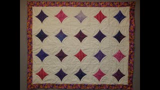 How To Make and Quilt a Cathedral Window Pt 2 of 2 | EASIEST Mitered corner binding