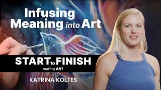 Transforming Emotions into Art: Step-by-Step Mixed Media Painting