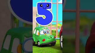 Five Little Cars #shorts #thefivelittleshow #cartoonvideos #kidssong #preschool #nurseryrhymes