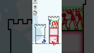 Monster Tower : Stick Hero War | Level - 28.2 | #viral #shorts #games #video #comedy