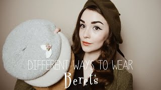 How To Wear Berets - 5 Different Styles | Vintage Hairstyles