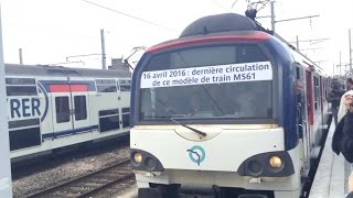 MS61 rentre dans l'histoire, l'adieu du 16 avril 2016 a ce train mythique du RER A