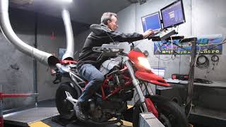 Ducati Hypermotard dyno tune