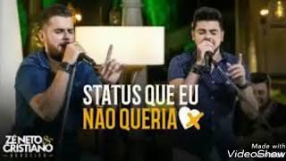 Zé Neto e Cristiano - Status que eu não queria - acústico (2018)