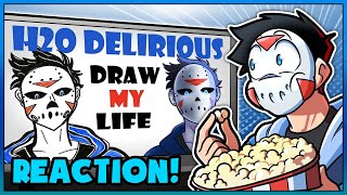 H2O Delirious first *REACTION* to H2O Delirious Draw My Life