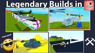 Legendary Builds Roblox PLane Crazy Part 1