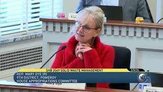 #22 - HB 2049 Executive Session House Appropriations (Video 2 of 5)