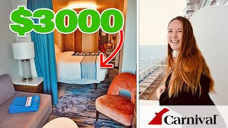 I paid $3,000 for a SUITE on Carnival Mardi Gras!