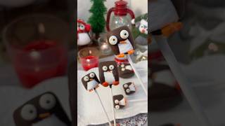 🎄Christmas Marshmallow Penguins #christmas #baking #homemade #recipes #bakingdiaries #bakery #bake