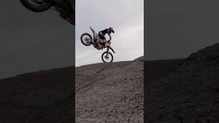 Learning how to stoppie is hard #motocross #dirtbike #freeride #stoppie #braap