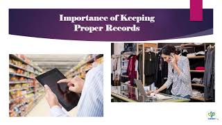 Importance of keeping proper records | Retail Services