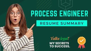 Process Engineer Resume Summary II How To Write Professional Headline - Talks Legal Tips