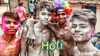 Holi festival || full dance 🔥 || holi vlog  || sandeep vlogs || Holi