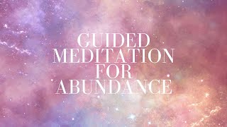 Guided Meditation for Abundance