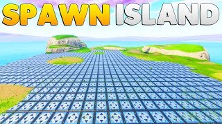 COVERING THE SPAWN ISLAND WITH BOUNCE PADS | Fortnite Custom Game