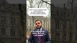 Green Card in USA WITHOUT going back to home country! #immigration #greencard