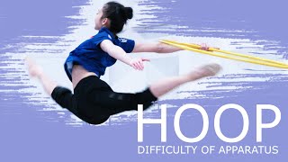 HOOP DIFFICULTY OF APPARATUS for beginners