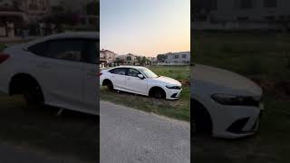 New Honda Civic Rim Tyres got stolen in DHA Lahore