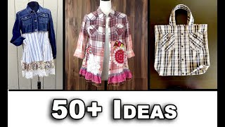 50+ MEN'S BUTTON UP SHIRT UPCYCLES TO INSPIRE YOU  | ep22