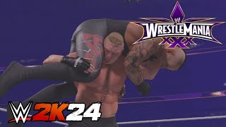 WWE 2K24 | Brock Lesnar Vs The Undertaker Showcase All Objectives | The Streak Ends