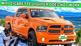 DODGE RAM WHY CIGARETTE LIGHTER DOES NOT WORK DODGE RAM 1500 2500 3500 2013 2014 2015 2016 2017 2018