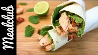 Lachs-Guacamole-Wrap mit Bacon | MealClub